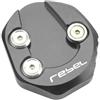 KARDAS Moto Cavalletto Lato del Piede CMX500 Accessori Moto Cavalletto Cavalletto Laterale Estensione Piastra di Ingrandimento Pad per H&Onda Rebel 500 300 CMX300 CMX500 2017-2021 (Color : 3)