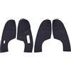 OZEQO Rivestimento adesivo per pannello bracciolo porta interna in morbida pelle, adatto per VW Polo 2011 2012 2013 2014 2015 2016 Solo berlina