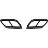 Duendhd Copertura della punta del silenziatore del tubo di scarico posteriore dell'automobile per gli accessori di Golf 8 MK8 2020 2021