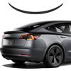 TOPABYTE Model 3 Spoiler Originale Spoiler Posteriore Aletta Lip per Tesla Model 3 Accessori 2017-2023 (Nero Lucido)
