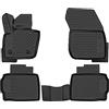 WALSER Tappetini in gomma per auto XTR su misura compatibile con Ford Mondeo V notchback 2012-2022, Ford Mondeo V Turnier/hatchback 2014-2022
