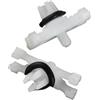 PIGLOLKINY 20 pezzi fibbie for tetto parte superiore for grondaie modanature finiture di fissaggio clip 51138204858 for BMW serie 3 E46 1998-2014