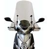 BRIXIAMOTO FABBRI parabrezza moto trasparente TOP ALTO compatibile con KYMCO AGILITY 2T R16 PLUS 50 2014-2019