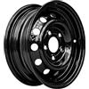 UNITRAILER Cerchione in acciaio nero rinforzato per rimorchio 5.5Jx13 5x112