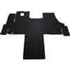 KRAM-TRUCK Tappetini trapuntati KRAM-TRUCK Compatibile con Fiat Ducato, Peugeot Boxer, Citroen Jumper dal 2007, nero, spugna in pelle sintetica 1 cm, certificato di igiene, fodere comfort