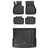 FROGUM ProLine 3D Esclusivi Tappetini auto in gomma e vasca baule bagagliaio con logo su misura per BMW X1 F48 2015-2022I I bordi più alti