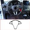 AUTO-spro ABS Auto Volante Decorazione Telaio Rifinitura 1 pezzo Per Benz Classe C E GLC CLA GLA, W205 W213 X253 C117 X156 modelli 2015-2018 (Fibra di Carbonio)