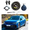 D'ANGELO 1988 Kit Ruotino di Scorta 17 compatibile con Volkswagen Passat CC/Alltrack con Cric, Chiave, Guanti e Sacca