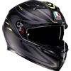 AGV K3 Syth Casco, nero opaco/giallo, S (55/56)
