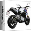 MOTOTOPGUN mivv scarico completo omologato nocat gp-pro inox nero compatibile con bmw g 310 r g310r 2018 2019 2020 2021 2022 mototopgun