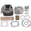WOOSTAR 40mm Cilindro con Guarnizioni e Kit Anelli del Pistone per Sostituzione per Motore Minarelli 1E40QMB 50cc 2T Jog Scooter