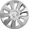 TOP DRIVE COPRICERCHI SILVER STRATOS 14 I nostri copricerchi sono prodotti con materiale ABS di alta qualita', conosciuto per la sua stabilita', forza Con verniciatura ad acqua