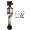 VIPIH Catalizzatore 9822117480 per Peugeot 108 208 301 308 II Citroen C1 C3 C4 DS3 1.2 VTi, Acciaio Inox, Con Porta Sensore O2