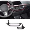 LKRGBXA Interni In Stile Auto Per BMW Per La Serie 1 2 Per F40 Per F44 2023 2024 ABS Kit Interni Fibra Carbonio Cruscotto Console Centrale Pannello Cambio Copertura Trim Adesivi Strisce Interne Dell'auto(12)