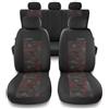 Mossa Coprisedili compatibili con Ford Ecosport I, II (2004-2022) - fodere sedili auto - set coprisedili auto universali - UNE-RD