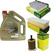 Diederichs Set di filtri da 5 litri di olio motore EDGE Titanium FST 5W-30 LL MANN-FILTER filtro abitacolo filtro aria filtro olio