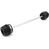CAIZHICNC Tamponi Paratelaio Protezioni Per Kawasaki Per Versys 650 1100 SE Moto Ruota Anteriore Forcella Slider Protector Asse Crash(Front Titanium)
