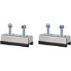 CKryzillix Fissaggio per Box da Tetto Kit di montaggio for barre portatutto da tetto, 2 pezzi, staffe for barre portatutto da tetto for furgoni, staffe fotovoltaiche camper, Uso adatto per Fiat Ducato dal 2006 i