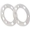HOBBIESAY 2 Pezzi Supporti per Cerchio in Alluminio 17,5 cm Distanziali per Cerchi Centrati Rondelle di Spalla Adatti per Cerchi Piatti e Tondi 6 mm di Spessore Adatti per Modelli di Viti 16 mm