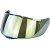 Generic Visiera Compatible with casco da moto Compatibile con caschi integrali AGV K1 K3SV K5 Parabrezza Compatible with moto Lente Compatible with casco Antigraffio(Green)