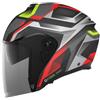 AGV Irides Zurigo Casco Jet, nero/rosso/giallo, M (57/58)