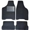 Generico ESSE2EMME Set 4 Tappetini Auto Protettivi con Battitacco in Gomma | Modello Fiat Panda 141 dal 1980 > 2003 | Made in Italy