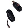 Generico Segnale Svolta Lampada indicatore laterale dinamica LED per indicatori direzione per Nissan per Navara D40 per Qashqai J10 Luci Led(Smoked Black)