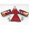 RMS N°2 Fanale/Faro Posteriore + N°2 Triangolo Carrello Appendice/Rimorchio