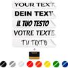 Wraplab Adesivi Personalizzati Testo Sticker | Lettere Adesive per Auto, Moto, Bicicletta, Finestra, pubblicità, Barca, Bicicletta, Computer, Porta, Muro o Cassetta Postale