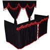Generic TENDE CAMION SET COMPLETO NERO/ROSSO NASSELLE adatto solo MAN XXL Cab [ cabine alte]