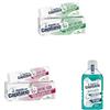 PASTA DEL CAPITANO 1905 Bundle di Pasta del Capitano Dentifricio Antitartaro Bio 75 ml + Dentifricio Baking Soda Bio 75 ml + 2 Collutori Antiplacca, 400 ml