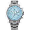 LOUIS XVI Palais Royale 2.0 1823 - Ø 43 mm - orologio da uomo - impermeabile - bracciale argento - quadrante bambino blu con diamanti - movimento al quarzo svizzero