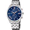 Festina Orologio Uomo Acciaio 316L Argento - Cronografo Quarzo, Data, Vetro Minerale - F6854/6 Timeless Chronograph