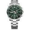 Victorinox Herren-Uhr Maverick Chronograph, Herren-Armbanduhr, Analog, Quarz, Wasserdicht bis 100 m, Gehäuse-Ø 43 mm, Armband 21 mm