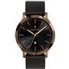 Lilienthal Berlin Orologio da uomo Huxley in bronzo - Orologio da polso in acciaio chirurgico 316L con movimento al quarzo e vetro minerale temperato zaffiro - 40 mm, Bracciale in rete nero/bronzo,