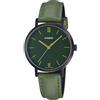 Casio Orologio Dress A2002, Verde, Cinturino