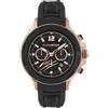 Philipp Plein Plein Sport Warrior Tech Orologio da uomo cronografo analogico al quarzo, Ip Rose/Nero - Ps6ba0524