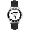 KIESENBERG Regalo per Paracadute Paracadutismo Orologio L-6115