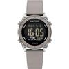 NAVIFORCE Orologio sportivo digitale impermeabile con cronometro, sveglia, 12/24 ore, segnale orario orario e funzione snooze, cinturino in silicone da donna, Grigio, Sportivo