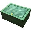 ROUREOX Custodia Orologi Uomo Verde Scatola Legno Protezione Organizer Espositore Accessorio per Rolex Submariner