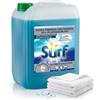 SGWEB Professional Surf Detersivo Lavatrice Liquido Concentrato Igiene Profonda 10 Litri per 133 Lavaggi, Formula con Potere Smacchiante per Bucato a Mano e in Lavatrice, Tanica Formato Convenienza