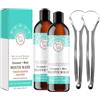 AFGQIANG Coconut Mint Mouthwash,Coconut Pulling Oil - Mouthwash Mint Oil,Mint Oil Pulling Mouthwash,Helps with Fresh Breath, Teeth & Gum Health & More (2pcs)