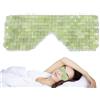 Teksome Patch per occhi in pietra di giada, copertura per occhi facciale | Maschera di giada riutilizzabile per rilassare gli occhi e la cura degli occhi, cuscinetto per gli occhi per dormire, maschera per