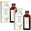 Naturetica Olio Balsamico 31 Essenze Naturali 2 Confezioni Da 100 Milliliter - Naturetica