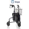 Bello ROLLATOR IN ACCIAIO 3 RUOTE BLU cod.art. RP685B