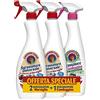 CHANTECLAIR 3 x Sgrassatore Universale Chanteclair Promo Pack Confezione Promozionale 3 Bottiglie con 2 Flagranza Marsiglia + 1 Candegina da 625ml Super Potente Pulito Garantito
