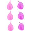 SAFIGLE Coppa Mestruale in Silicone 30ml Set da 6 Pezzi, Tazza Mestruale Morbida e Sicura, Antiperdita per Sport e Nuoto, Alternativa Riutilizzabile per Periodo Femminile