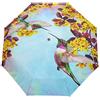 HMZXZ RXYY - Ombrello da pioggia leggero e compatto, antivento, con uccellini primaverili, colore: giallo