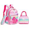 HTgroce Zaino Scuola Elementare Bambina, Rosa Zaino Ragazza Zainetto Bambino Zaino Scuola Elementari Bimba con Zaino da Viaggio Bambina 4 Anni