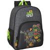 safta TORTUGAS NINJA Zaino Scuola per Bambini Zaino per Bambini Adattabile al Carrello, Ideale per Bambini in età scolare, Comodo e Versatile, Qualità e Resistenza, 33 x 14 x 42 cm
